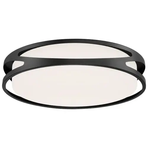 Lucia 22 In. Led Flush Mount Light (Black)