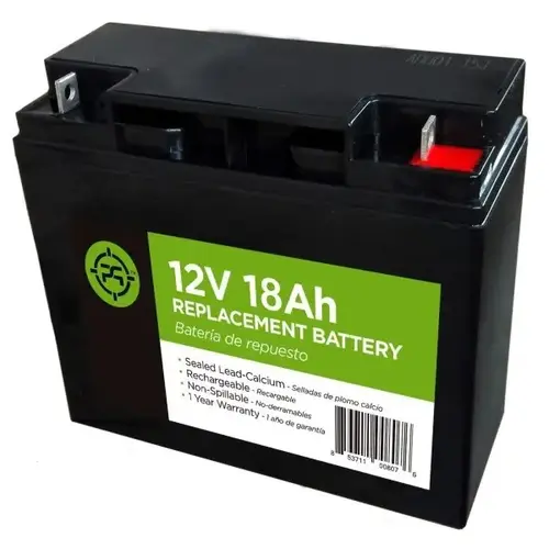 12-Volt 18 Ah Lead Acid Battery 12-Volt 18 Ah Lead Acid Battery