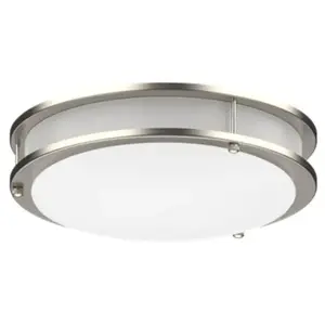 Halco 90261 14" Brush Nickel Select Led Flush Mount 2700/3000/3500/4000/5000k 90261