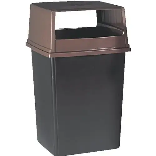 Glutton 56 Gallon Trash Can (Dark Brown)