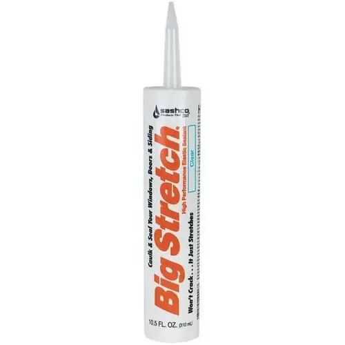 Big Stretch 10.5 Oz Clear High Performance Interior Exterior Caulk
