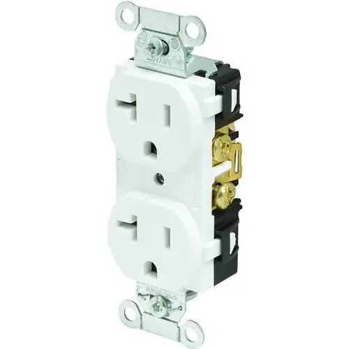20a 125v Commercial/Industrial Self-Grounding Duplex Standard Outlt