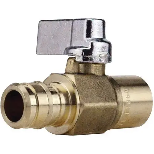 1/2 " Brass Pex-A Barb X 1/2 " Solder Ball Valve