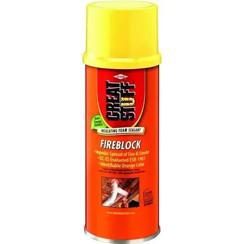 12 Oz. Great Stuff Fireblock Expanding Spray Foam Sealant Adhesive