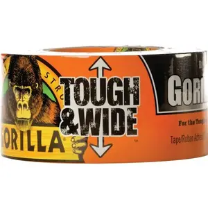 Gorilla 106425 30 Yd. Tough And Wide Duct Tape, Black