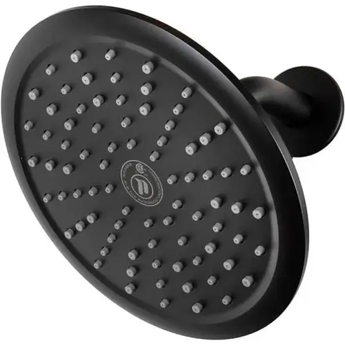 Rainfall Spa 8-Inch 1 Spray 1.75 GPM Fixed Showerhead In Matte Black Rainfall Spa 8-Inch 1 Spray 1.75 GPM Fixed Showerhead In Matte Black