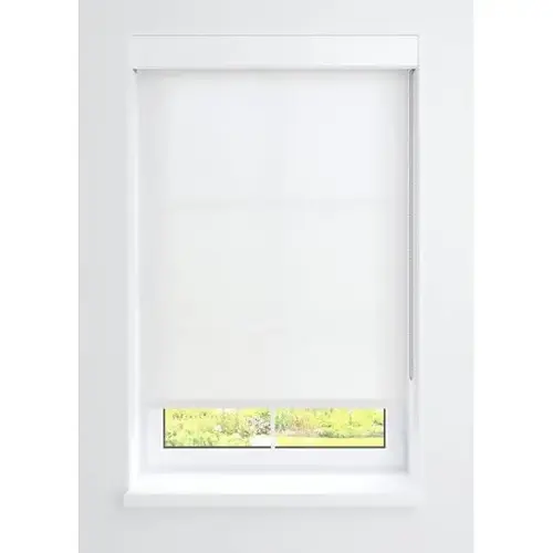 Manual Roller Shade For Windows 48"-60"W X 72"H 1% Chalk Manual Roller Shade For Windows 48"-60"W X 72"H 1% Chalk
