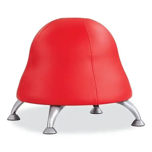 Runtz Ball Chair, Backless, 13.5" To 17" High, Red Vinyl Seat Runtz Ball Chair, Backless, 13.5" To 17" High, Red Vinyl Seat