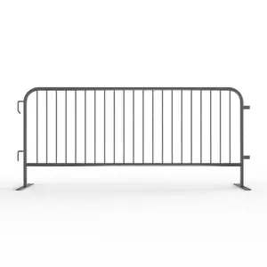 Angry Bull Barricades AC-LX85-FL-ZC Angrycade Metal Crowd Control Barricade - Steel