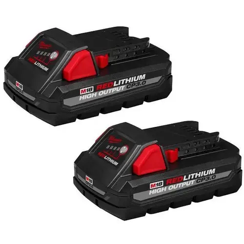 M18 REDLITHIUM 18v 3.0 Ah Lithium-Ion High Output Cp Battery 2-Pack