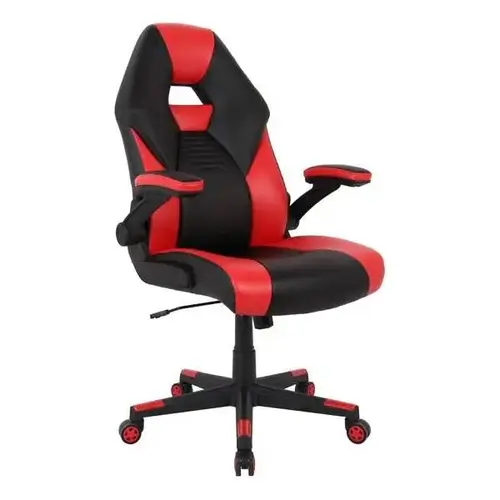 Rgx Faux Leather High-Back Gaming Chair Black/Red Bifma Compliant