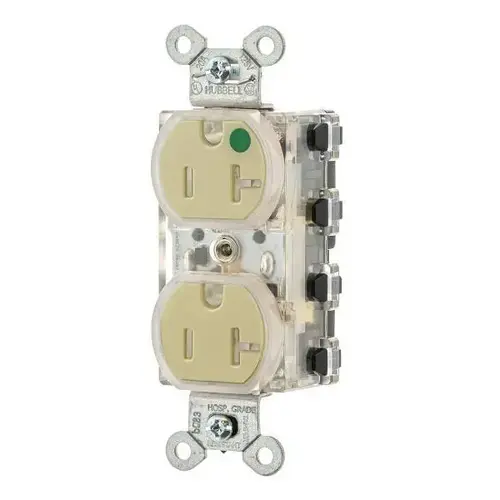 Wiring Snapconnect 20a 125v Hospital Tr Illuminated Duplex Recp Ivory