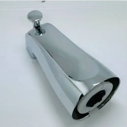 Zinc Adjustable Tub Spout With Diverter Chrome Zinc Adjustable Tub Spout With Diverter Chrome