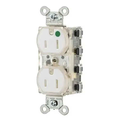 Wiring Snapconnect 15a 125v Hospital Tr Illuminated Duplex Recp White