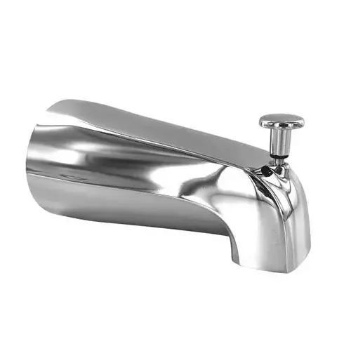 Zinc Tub Spout-Front Diverter 1/2 " Or 3/4 " FIP Chrome Zinc Tub Spout-Front Diverter 1/2 " Or 3/4 " FIP Chrome