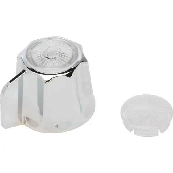 GENERIC PRIVATE BRAND Replacement For Gerber Faucet Handle Kit Hot And Cold Index Buttons Chrome GFH-1083 GENERIC PRIVATE BRAND Replacement For Gerber Faucet Handle Kit Hot And Cold Index Buttons Chrome GFH-1083