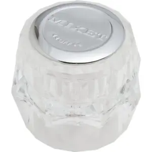 Mixet MDXRH Deluxe Pressure Balanced Shower Handle Acrylic 2-1/8" Height Chrome