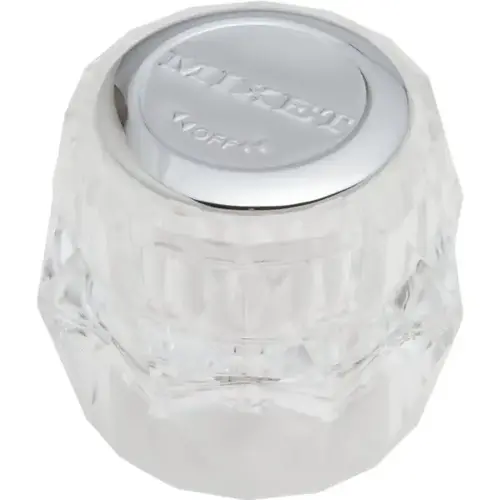 Deluxe Pressure Balanced Shower Handle Acrylic 2-1/8" Height Chrome Deluxe Pressure Balanced Shower Handle Acrylic 2-1/8" Height Chrome