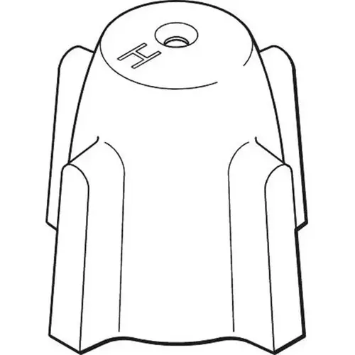 Replacement For Central Brass Diverter Shower Handle Chrome Finish 2-3/8" Height Replacement For Central Brass Diverter Shower Handle Chrome Finish 2-3/8" Height