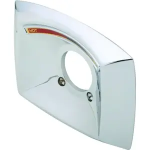 GENERIC PRIVATE BRAND 461781 Generic Replacement For Delta Scald Guard 1600 Series Chrome Shower Escutcheon 1-3/4"Id X 7-1/4"L