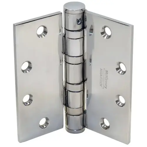5-Knuckle Dull Chrome Mortise Heavyweight Hinge 5-Knuckle Dull Chrome Mortise Heavyweight Hinge