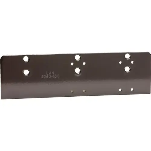 Dark Bronze Narrow Top Rail Door Plate 3