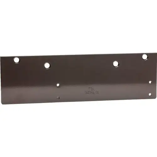 Dark Bronze Narrow Top Rail Door Plate 2-1/2