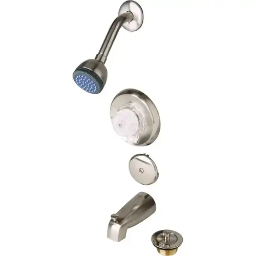 Tub/Shower Trim Kit, Satin Nickel