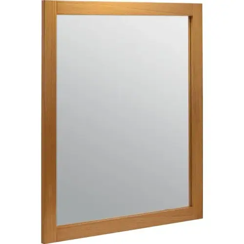 26x30" Honey Oak Framed Mirror