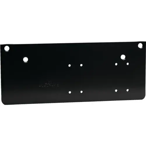 Black Parallel Arm Top Rail Door Plate