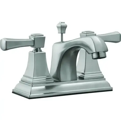 Torino Lavatory Faucet Satin Nickel Two Handle With Pop-Up Torino Lavatory Faucet Satin Nickel Two Handle With Pop-Up