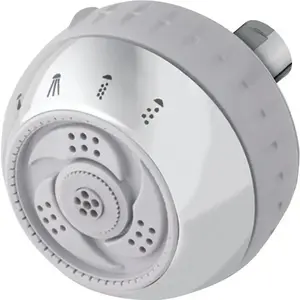 Waterpik SM-623GGH Chrome Massage Action Showerhead 2.5 Gpm