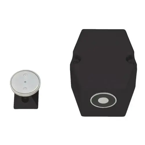 Door Holder, Dark Bronze, Surface Floor Mounted