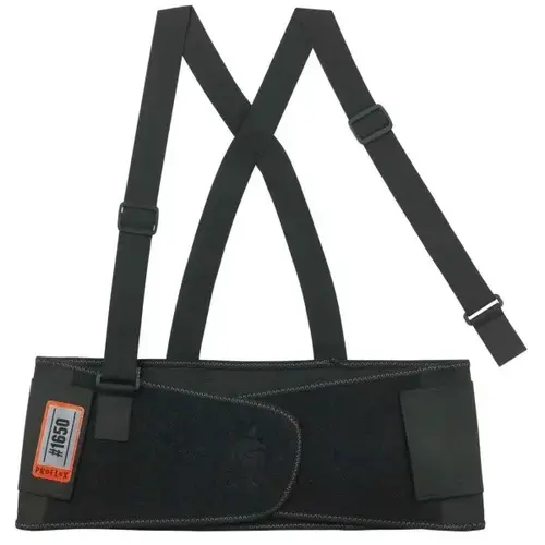 1650 Economy Elastic Back Support, Black, 4xl 1650 Economy Elastic Back Support, Black, 4xl