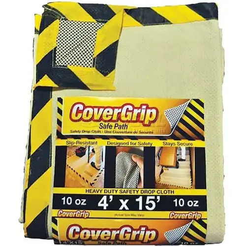 041510 4 ft X 15 ft 10 Oz. Safety Drop Cloth Safe Path