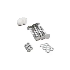 INTER FAB INC BOL316-3T Stainless Steel Bolt Kit & Bumpers For 3 Tread Ladders
