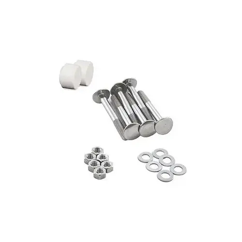 Stainless Steel Bolt Kit & Bumpers For 3 Tread Ladders