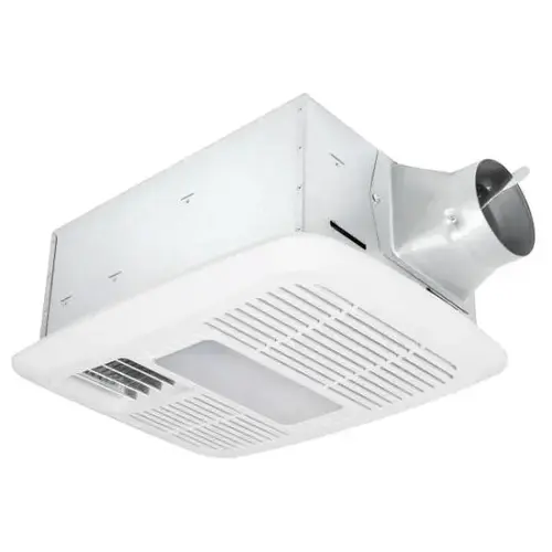 Breezradiance 110 CFM Single Speed Fan/Light With Heater