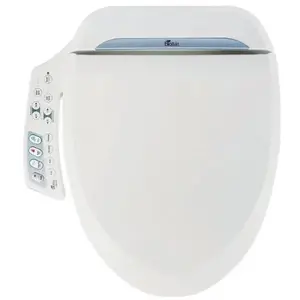 BioBidet BB-600R Ultimate Round Bidet Toilet Seat Side Panel Operated Bb-600r