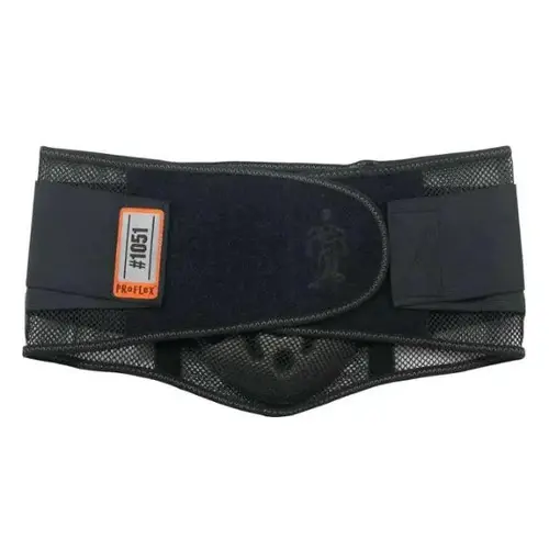 Proflex 1051 Mesh Back Support Brace, Black, L Proflex 1051 Mesh Back Support Brace, Black, L