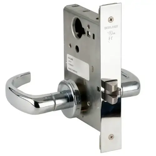 L Series Passage Mortise Lock, Keyless, 17 Lever, Bright Chrome L Series Passage Mortise Lock, Keyless, 17 Lever, Bright Chrome