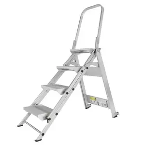 Xtend+Climb WT4 4-5/8-Ft Aluminum 375 Lb Type Iaa Step Ladder Powder-Coated