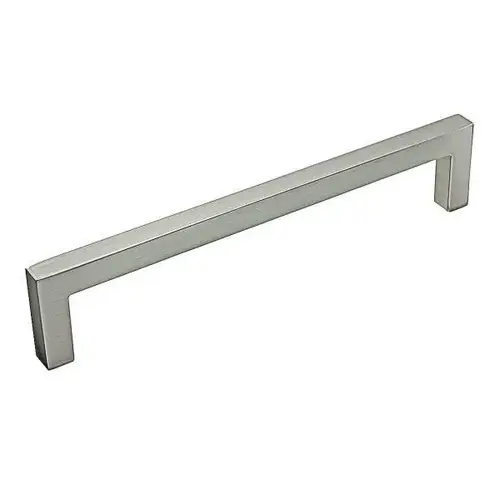 Contemporary 6-5/16-In Cabinet Pull Brushed Nickel Metal Contemporary 6-5/16-In Cabinet Pull Brushed Nickel Metal