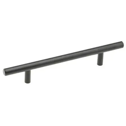 Contemporary Steel Pull, 7 9/16 In 192 Mm Matte Black Contemporary Steel Pull, 7 9/16 In 192 Mm Matte Black