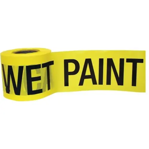 3" X 300 ft "Wet Paint" Barrier Tape 3" X 300 ft "Wet Paint" Barrier Tape