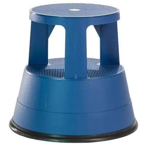 2-Step 300-Lb Load Capacity Blue Plastic Step Stool