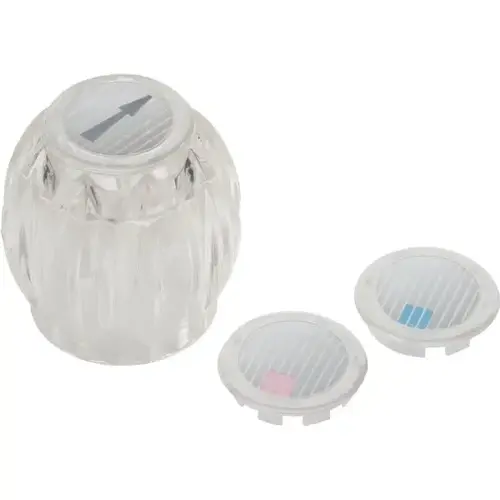 Faucet-Shower Handle Clear