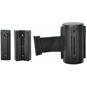 CSL 5515BK-BLK-H Wall Mount Kit Crowd Control Stanchion Black Finish