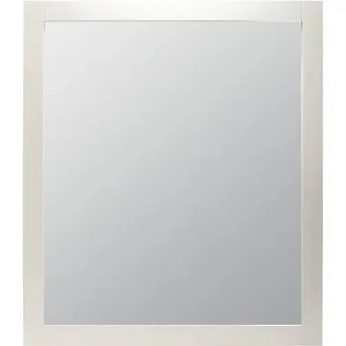 30" X 36" White Wood Framed Mirror 30" X 36" White Wood Framed Mirror