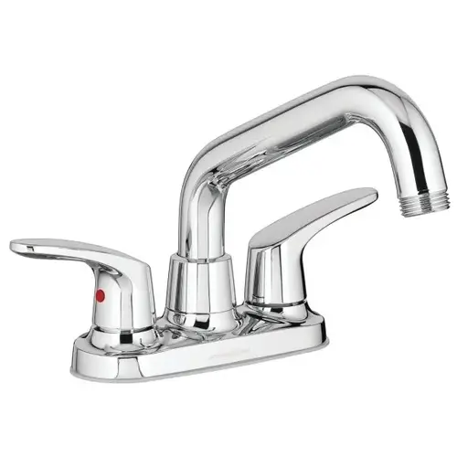 Colony Pro Laundry Sink Faucet With Hose End, 1.5 Gpm, 4" Center Chrome
